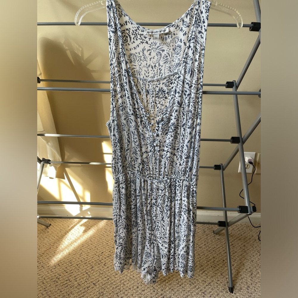 Blue Paisley Abercrombie Romper